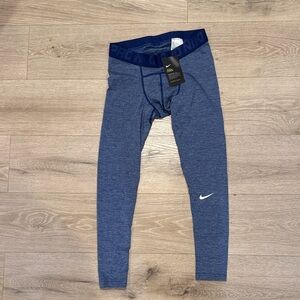 Nike Blue compression joggers